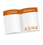 Ulotki składane A3/A4 - 130g