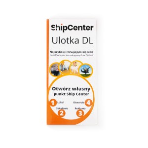 Ulotki składane 2xDL do DL - 170g